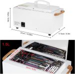 High Temperature Metal Tool Cleaning Box, 110V 300W 1.5L with Timer Manicure Pedicure SPA Salon Barber Equipment for Sundry Beauty Hair Nail Metal Tools with Handle - Image 5